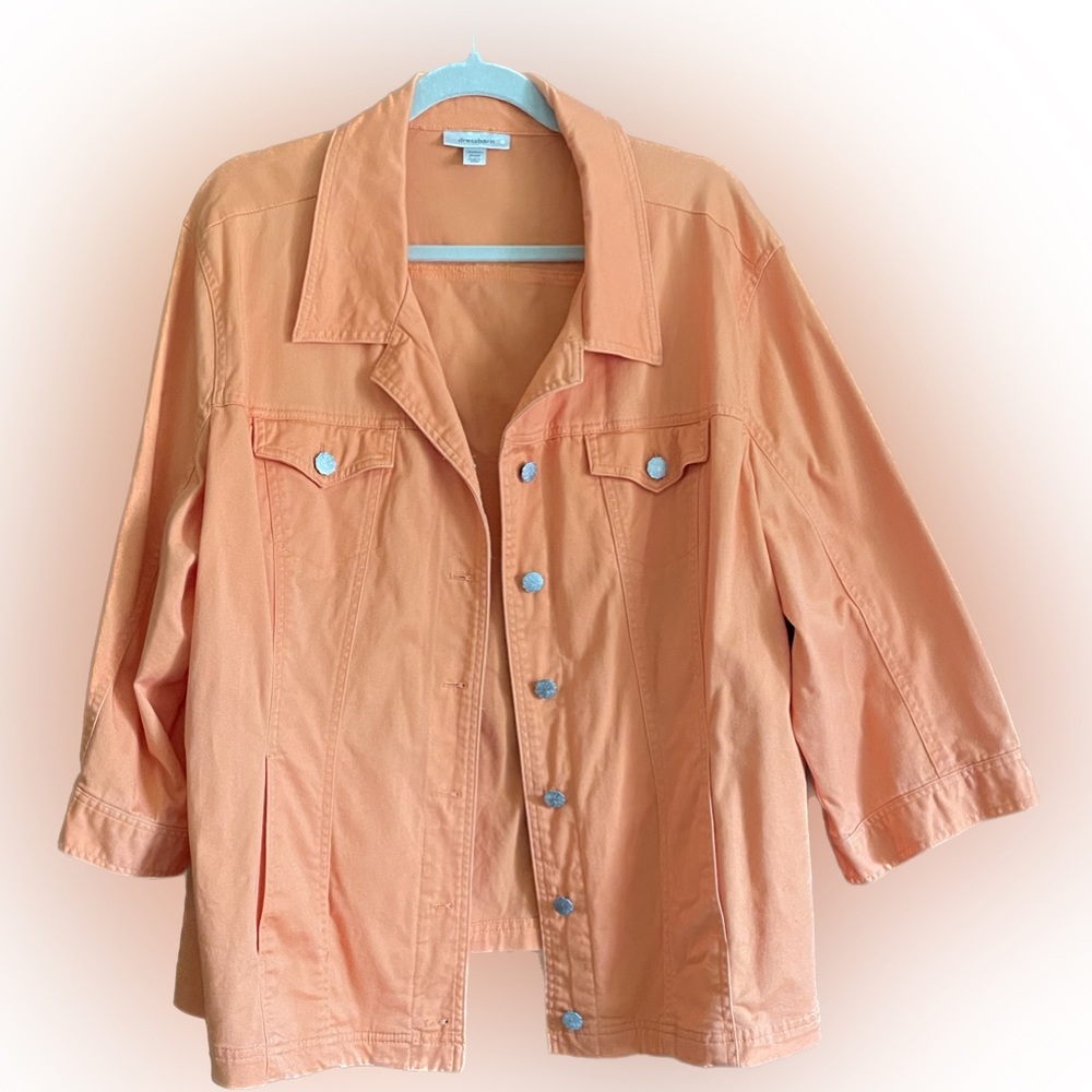 Dressbarn Orange Jacket
